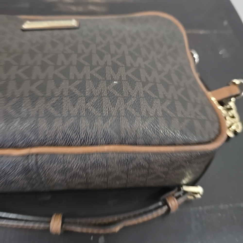 Michael Kors Jet Set Travel Medium East West Crossbody bag BROWN - Picture 6 of 13
